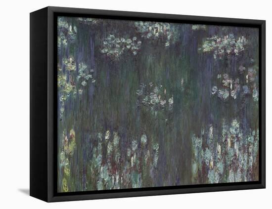 Waterlilies, 1915-26-Claude Monet-Framed Stretched Canvas