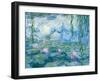 Waterlilies, 1916-19 (Detail)-Claude Monet-Framed Giclee Print