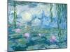 Waterlilies, 1916-19 (Detail)-Claude Monet-Mounted Giclee Print