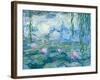 Waterlilies, 1916-19 (Detail)-Claude Monet-Framed Premium Giclee Print