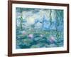 Waterlilies, 1916-19 (Detail)-Claude Monet-Framed Giclee Print