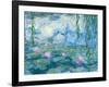 Waterlilies, 1916-19 (Detail)-Claude Monet-Framed Giclee Print