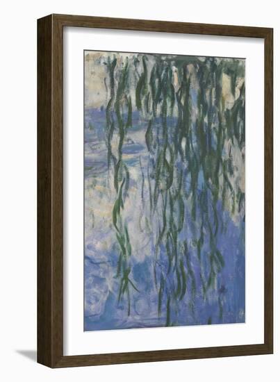 Waterlilies, 1916-19 (Detail)-Claude Monet-Framed Giclee Print