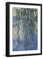 Waterlilies, 1916-19 (Detail)-Claude Monet-Framed Giclee Print