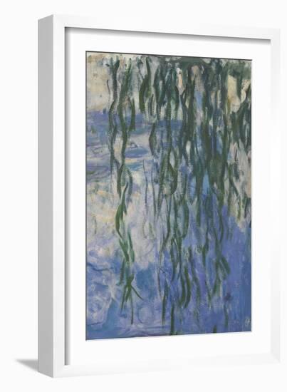 Waterlilies, 1916-19 (Detail)-Claude Monet-Framed Giclee Print