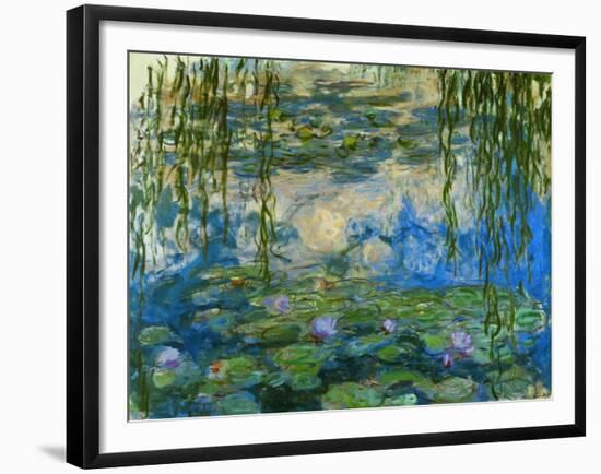 Waterlilies, 1916-1919-Claude Monet-Framed Giclee Print