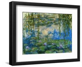 Waterlilies, 1916-1919-Claude Monet-Framed Giclee Print