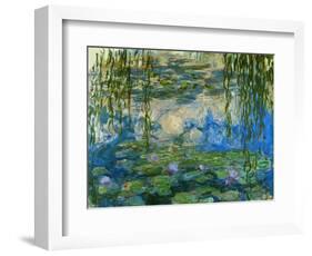 Waterlilies, 1916-1919-Claude Monet-Framed Giclee Print