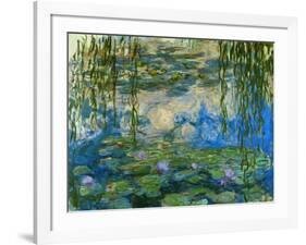 Waterlilies, 1916-1919-Claude Monet-Framed Giclee Print