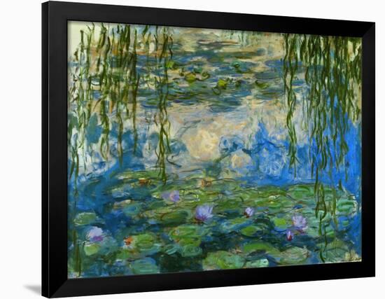 Waterlilies, 1916-1919-Claude Monet-Framed Giclee Print