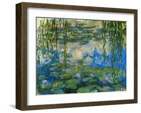 Waterlilies, 1916-1919-Claude Monet-Framed Giclee Print