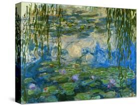 Waterlilies, 1916-1919-Claude Monet-Stretched Canvas