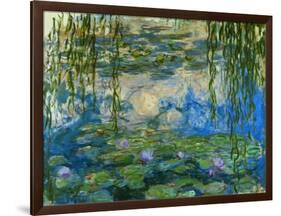 Waterlilies, 1916-1919-Claude Monet-Framed Giclee Print