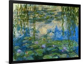 Waterlilies, 1916-1919-Claude Monet-Framed Giclee Print