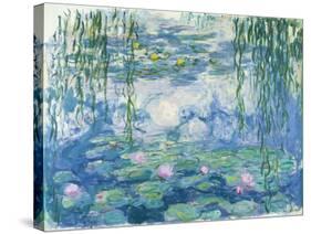 Waterlilies, 1916-19-Claude Monet-Stretched Canvas