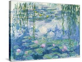 Waterlilies, 1916-19-Claude Monet-Stretched Canvas