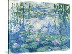 Waterlilies, 1916-19-Claude Monet-Stretched Canvas