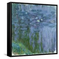 Waterlilies, 1916-19-Claude Monet-Framed Stretched Canvas