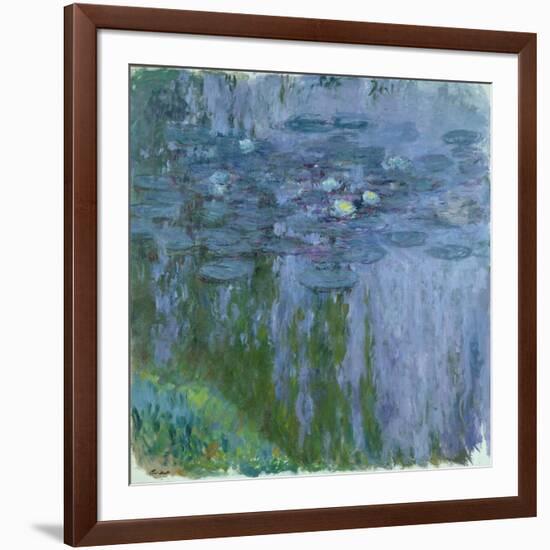 Waterlilies, 1916-19-Claude Monet-Framed Giclee Print