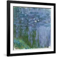 Waterlilies, 1916-19-Claude Monet-Framed Giclee Print