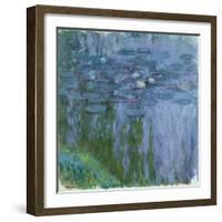 Waterlilies, 1916-19-Claude Monet-Framed Giclee Print