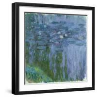 Waterlilies, 1916-19-Claude Monet-Framed Giclee Print