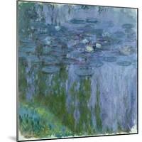 Waterlilies, 1916-19-Claude Monet-Mounted Giclee Print