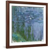 Waterlilies, 1916-19-Claude Monet-Framed Giclee Print