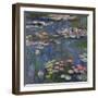 Waterlilies, 1916 (Oil on Canvas)-Claude Monet-Framed Giclee Print