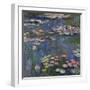 Waterlilies, 1916 (Oil on Canvas)-Claude Monet-Framed Giclee Print