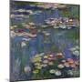Waterlilies, 1916 (Oil on Canvas)-Claude Monet-Mounted Giclee Print