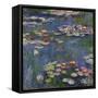 Waterlilies, 1916 (Oil on Canvas)-Claude Monet-Framed Stretched Canvas