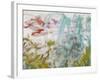 Waterlilies, 1917-19 (Detail)-Claude Monet-Framed Giclee Print