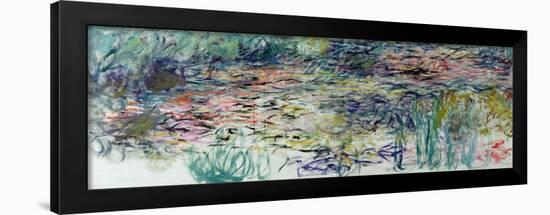 Waterlilies, 1917-19 (oil on canvas)-Claude Monet-Framed Giclee Print