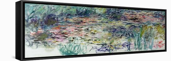 Waterlilies, 1917-19 (oil on canvas)-Claude Monet-Framed Stretched Canvas