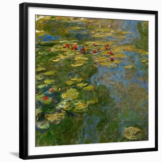 Waterlilies, 1917-1919-Claude Monet-Framed Giclee Print