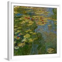 Waterlilies, 1917-1919-Claude Monet-Framed Giclee Print