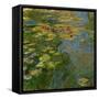 Waterlilies, 1917-1919-Claude Monet-Framed Stretched Canvas