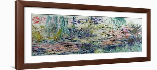 Waterlilies, 1917-19-Claude Monet-Framed Giclee Print