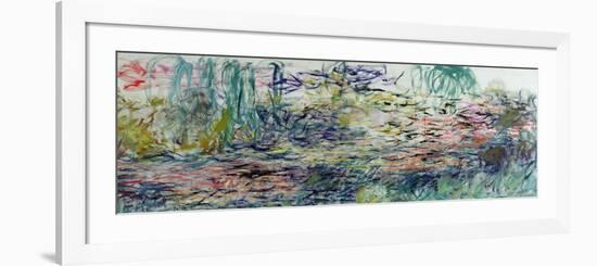 Waterlilies, 1917-19-Claude Monet-Framed Giclee Print