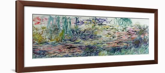 Waterlilies, 1917-19-Claude Monet-Framed Giclee Print