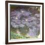 Waterlilies, 1917 (Oil on Canvas)-Claude Monet-Framed Giclee Print