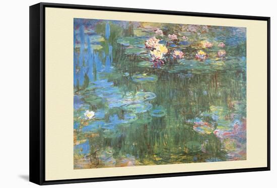 Waterlilies, 1918-Claude Monet-Framed Stretched Canvas