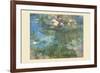 Waterlilies, 1918-Claude Monet-Framed Premium Giclee Print
