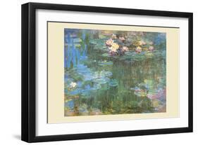 Waterlilies, 1918-Claude Monet-Framed Art Print