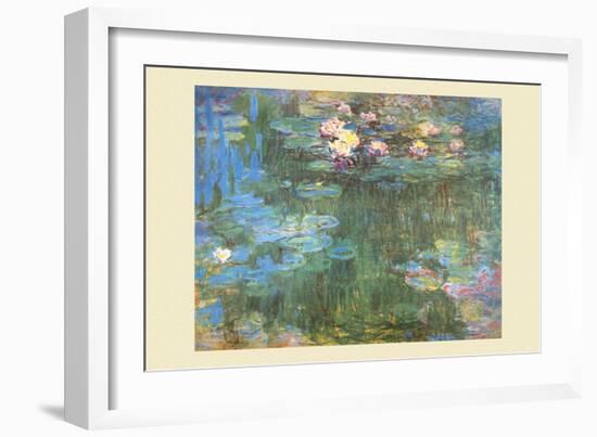Waterlilies, 1918-Claude Monet-Framed Art Print
