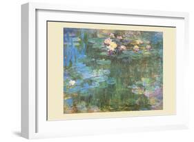 Waterlilies, 1918-Claude Monet-Framed Art Print