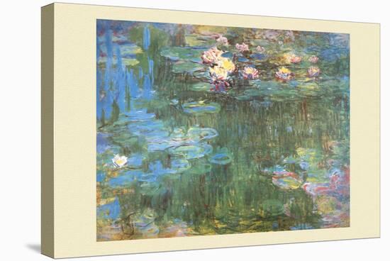 Waterlilies, 1918-Claude Monet-Stretched Canvas
