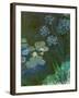 Waterlilies and Agapantes, 1914-1917-Claude Monet-Framed Giclee Print