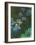 Waterlilies and Agapantes, 1914-1917-Claude Monet-Framed Giclee Print